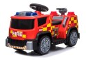 LEAN CARS Auto na akumulator Wóz strażacki TR1911 Czerwony
