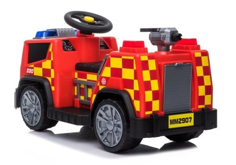 LEAN CARS Auto na akumulator Wóz strażacki TR1911 Czerwony LEAN CARS Auto na akumulator Wóz strażacki TR1911 Czerwony