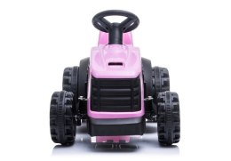 LEAN CARS Traktor z Przyczepą na Akumulator TR1908T Różowy