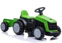 LEAN CARS Traktor z Przyczepą na Akumulator TR1908T Zielony