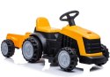 LEAN CARS Traktor z Przyczepą na Akumulator TR1908T Żółty