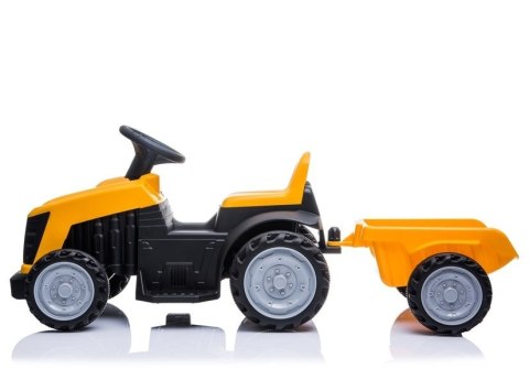 LEAN CARS Traktor z Przyczepą na Akumulator TR1908T Żółty LEAN CARS Traktor z Przyczepą na Akumulator TR1908T Żółty