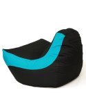 Go Gift Pufa worek sako BOLID czarny-niebieski XXL 140x100