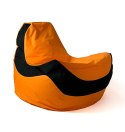 Go Gift Pufa worek sako BOLID pomarańczowy-czarny XXL 140x100