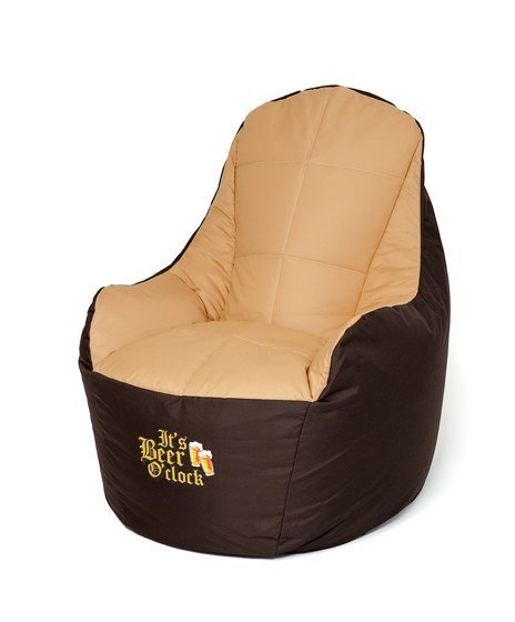 Go Gift Pufa worek sako BOSS brązowy-beżowy XXL 140x90 Go Gift Pufa worek sako BOSS brązowy-beżowy XXL 140x90