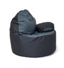 Go Gift Pufa worek sako COFFEE grafit-szary XXL 120x80