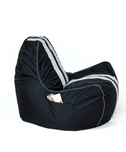 Go Gift Pufa worek sako FERRARI czarny-biały XXL 140x100
