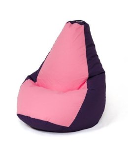 Go Gift Pufa worek sako GRUSZA fioletowy-różowy L 105x80