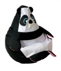 Go Gift Pufa worek sako PANDA czarny-biały L 105x80