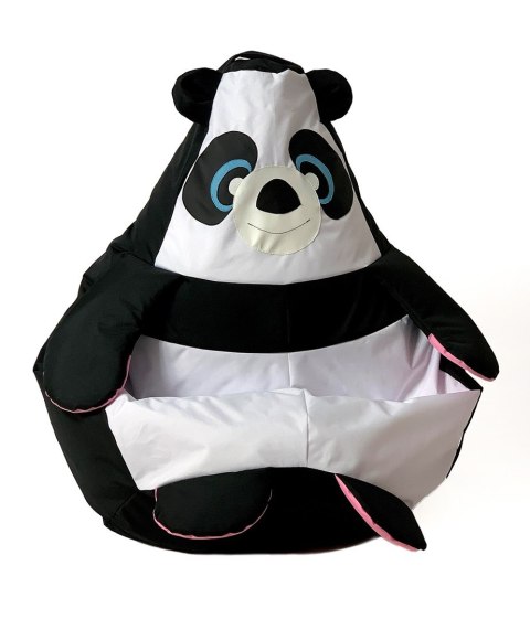Go Gift Pufa worek sako PANDA czarny-biały XL 130x90 Go Gift Pufa worek sako PANDA czarny-biały XL 130x90