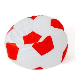 Go Gift Pufa worek sako PIŁKA biały-czerwony XXL 140