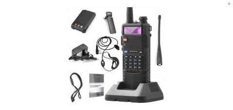 BAOFENG Krótkofalówka Baofeng UV-5R HTQ 3800mAh PMR Radio, Walke Talke, FM radio BAOFENG Krótkofalówka Baofeng UV-5R HTQ 3800mAh PMR Radio, Walke Talke, FM radio