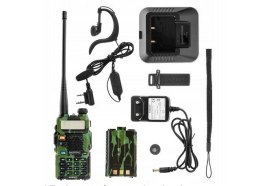 BAOFENG Krótkofalówka Baofeng UV-5R HTQ Camo, Radiotelefon Walkie Talkie Skaner Kamuflaż