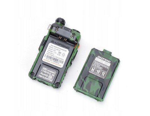 BAOFENG Krótkofalówka Baofeng UV-5R HTQ Camo, Radiotelefon Walkie Talkie Skaner Kamuflaż BAOFENG Krótkofalówka Baofeng UV-5R HTQ Camo, Radiotelefon Walkie Talkie Skaner Kamuflaż