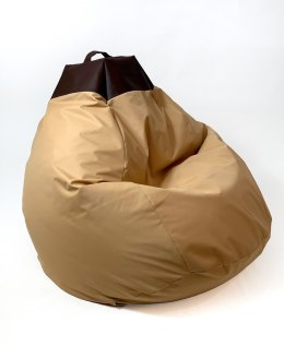 Go Gift Pufa worek sako CHILLOUT kremowy-brązowy XXL 140x100