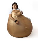 Go Gift Pufa worek sako GLAMOUR złoty XL 120x80