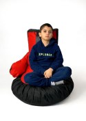 Go Gift Pufa worek sako RĘKAWICA BOKSERSKA czarny-czerwony XXL 130x90