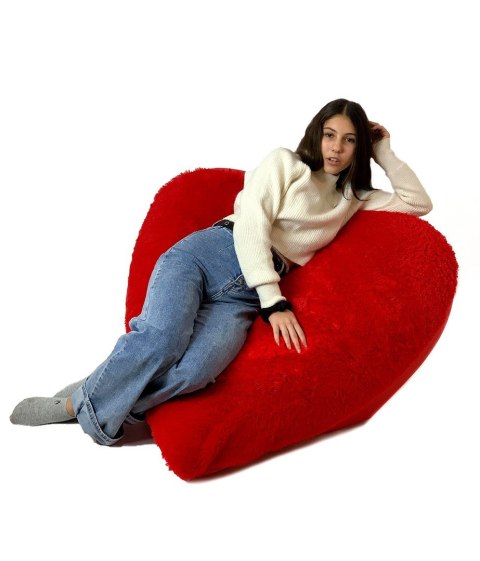 Go Gift Pufa worek sako SERCE czerwony XXL 140x100 Go Gift Pufa worek sako SERCE czerwony XXL 140x100