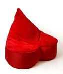 Go Gift Pufa worek sako SERCE czerwony XXL 140x100