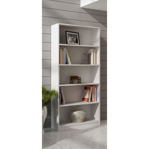 TOP E SHOP REGAŁ NA KSIĄŻKI 80 CM BIAŁY TOP E SHOP REGAŁ NA KSIĄŻKI 80 CM BIAŁY