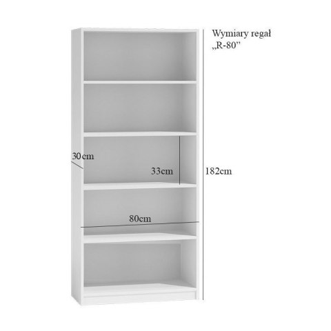 TOP E SHOP REGAŁ NA KSIĄŻKI 80 CM SONOMA TOP E SHOP REGAŁ NA KSIĄŻKI 80 CM SONOMA