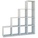 TOP E SHOP REGAŁ SCHODKOWY STEP RS-40 BIAŁY
