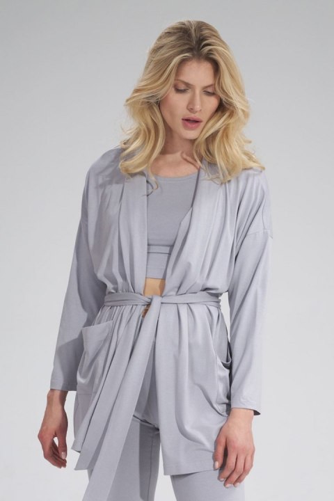 Bluza Damska Model M750 Light Grey - Figl Bluza Damska Model M750 Light Grey - Figl