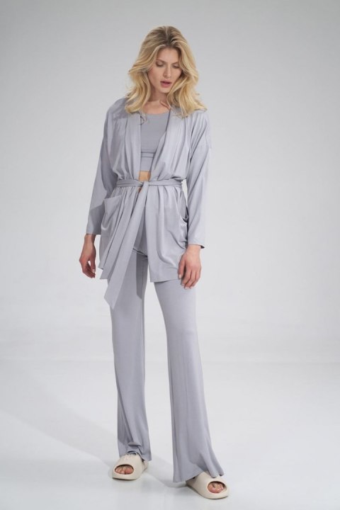 Bluza Damska Model M750 Light Grey - Figl Bluza Damska Model M750 Light Grey - Figl