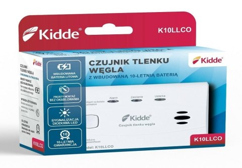 Kidde Czujnik dymu i tlenku węgla K10LLCO KIDDE Kidde Czujnik dymu i tlenku węgla K10LLCO KIDDE