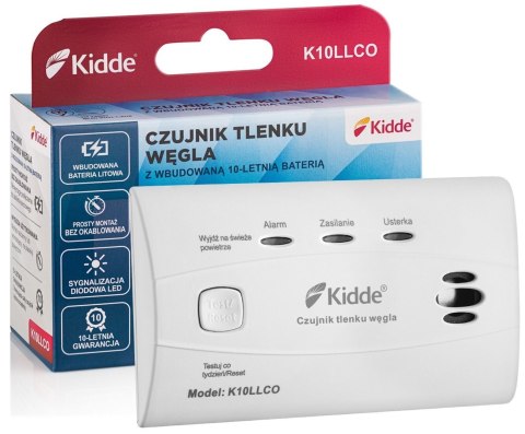 Kidde Czujnik dymu i tlenku węgla K10LLCO KIDDE Kidde Czujnik dymu i tlenku węgla K10LLCO KIDDE