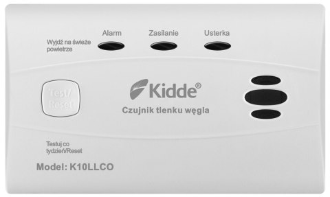 Kidde Czujnik dymu i tlenku węgla K10LLCO KIDDE Kidde Czujnik dymu i tlenku węgla K10LLCO KIDDE