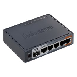MikroTik Router Mikrotik hEX S (RB760iGS) Total Ethernet  Ports:6; Architecture:MMIPS; CPU core:2