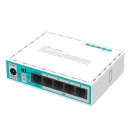 MikroTik Router Mikrotik hEX lite (RB750r2) Total Ethernet  Ports:5; Architecture:MIPSBE; CPU core:1