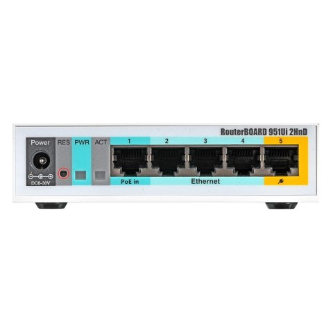 MikroTik Router WiFi 4 Mikrotik RB951Ui-2HnD 2,4GHz(2x2) 5p MikroTik Router WiFi 4 Mikrotik RB951Ui-2HnD 2,4GHz(2x2) 5p