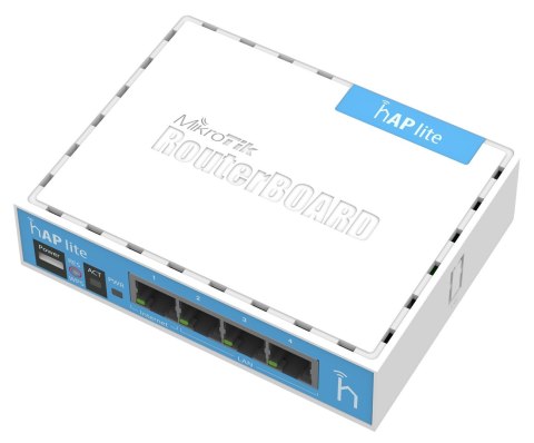 MikroTik Router WiFi 4 Mikrotik hAP lite (RB941-2nD) 2,4GHz(2x2) 4p MikroTik Router WiFi 4 Mikrotik hAP lite (RB941-2nD) 2,4GHz(2x2) 4p
