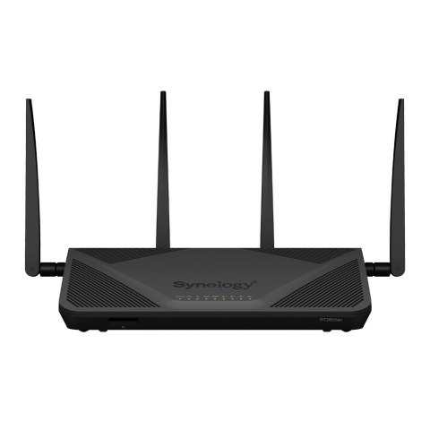Synology Synology Router RT2600ac, WiFi 5, IEEE 802.11a/b/g/n/ac, 3x 1GbE + 4x 1GbE(Dual WAN), 1xUSB 3.0, 1xUSB 2.0, 1x SD card reader Synology Synology Router RT2600ac, WiFi 5, IEEE 802.11a/b/g/n/ac, 3x 1GbE + 4x 1GbE(Dual WAN), 1xUSB 3.0, 1xUSB 2.0, 1x SD card reader