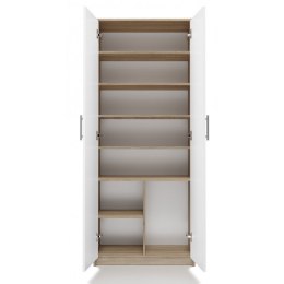 TOP E SHOP Szafa aktowa OLIV 2D 74x35xH180 sonoma/biały