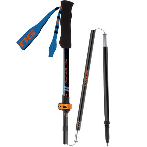 Viking Kije Viking Kettera Pro Trekking czarno/niebieskie Viking Kije Viking Kettera Pro Trekking czarno/niebieskie
