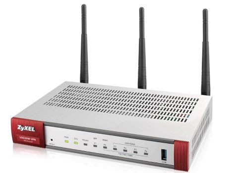 ZyXEL Firewall Zyxel USG 20W-VPN 1xWAN 4xLAN 1xWAN/LAN WiFi 5 SPI firewall: 350 Mbps Max. IPsec VPN: 10
