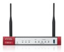 ZyXEL Firewall Zyxel USGFLEX100AX bundle (+1 YR Gold Security Pack) 1xWAN 4xLAN WiFi 6 SPI firewall: 900 Mbps Max. IPsec VPN: 50