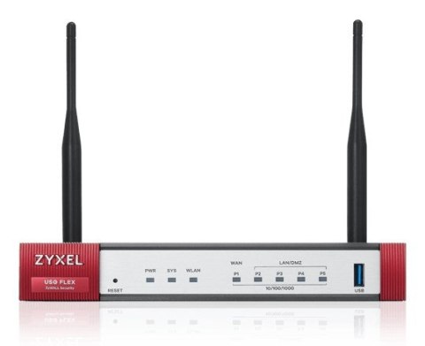 ZyXEL Firewall Zyxel USGFLEX100AX bundle (+1 YR Gold Security Pack) 1xWAN 4xLAN WiFi 6 SPI firewall: 900 Mbps Max. IPsec VPN: 50 ZyXEL Firewall Zyxel USGFLEX100AX bundle (+1 YR Gold Security Pack) 1xWAN 4xLAN WiFi 6 SPI firewall: 900 Mbps Max. IPsec VPN: 50
