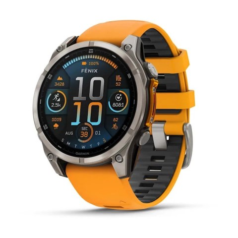 Garmin Garmin Fenix 8 47mm AMOLED - Sapphire Titan Garmin Garmin Fenix 8 47mm AMOLED - Sapphire Titan