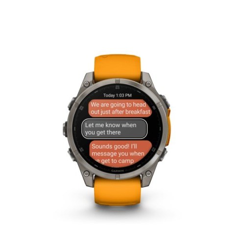 Garmin Garmin Fenix 8 47mm AMOLED - Sapphire Titan Garmin Garmin Fenix 8 47mm AMOLED - Sapphire Titan