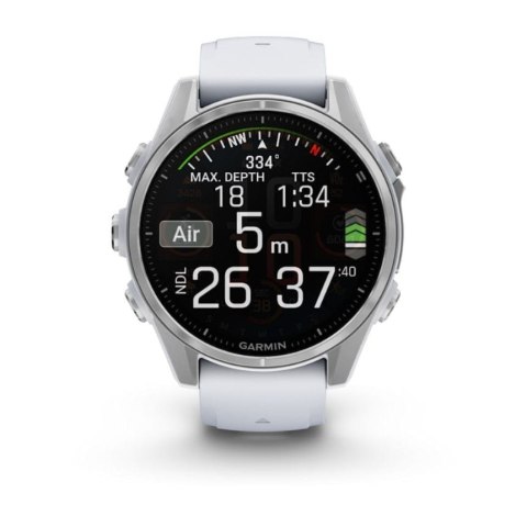 Garmin Garmin Fenix 8 AMOLED 43mm Srebrny Garmin Garmin Fenix 8 AMOLED 43mm Srebrny