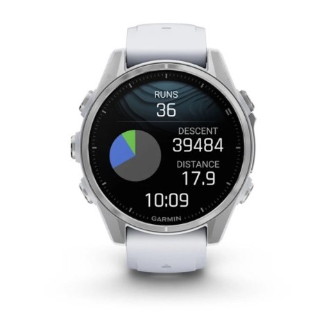 Garmin Garmin Fenix 8 AMOLED 43mm Srebrny Garmin Garmin Fenix 8 AMOLED 43mm Srebrny