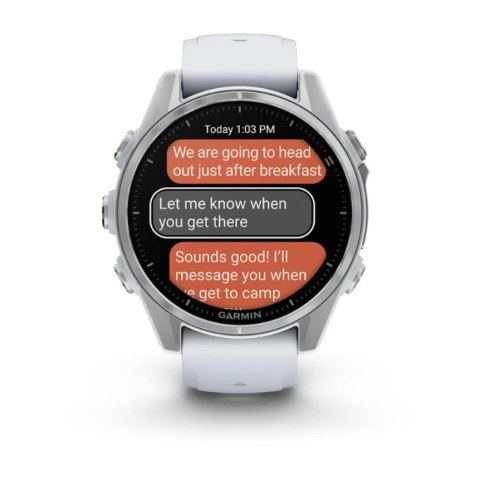 Garmin Garmin Fenix 8 AMOLED 43mm Srebrny Garmin Garmin Fenix 8 AMOLED 43mm Srebrny