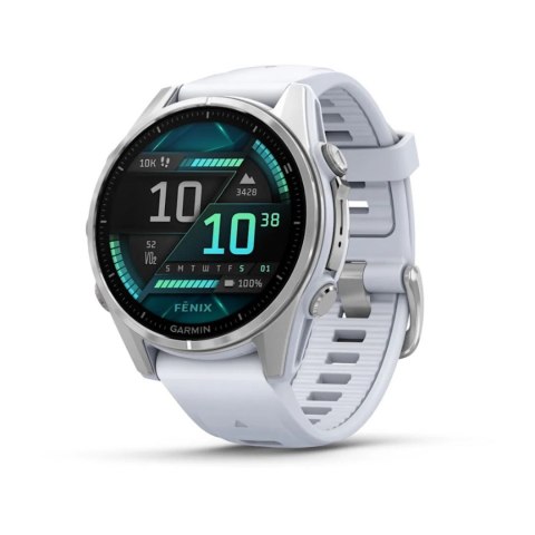 Garmin Garmin Fenix 8 AMOLED 43mm Srebrny Garmin Garmin Fenix 8 AMOLED 43mm Srebrny
