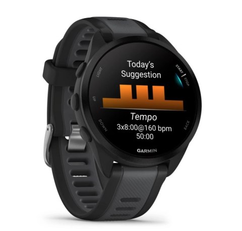 Garmin Garmin Forerunner 165 Black / Slate Grey 43 mm Garmin Garmin Forerunner 165 Black / Slate Grey 43 mm