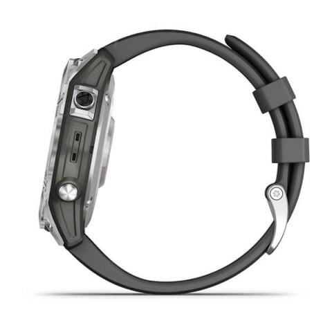 Garmin Zegarek Garmin Fenix 7 Standard Edition (47 mm) Silver / Graphite Band Garmin Zegarek Garmin Fenix 7 Standard Edition (47 mm) Silver / Graphite Band