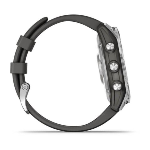 Garmin Zegarek Garmin Fenix 7 Standard Edition (47 mm) Silver / Graphite Band Garmin Zegarek Garmin Fenix 7 Standard Edition (47 mm) Silver / Graphite Band